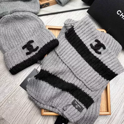 Replica Chanel Hat and Scarf Set #1372245 $52.00 USD for Wholesale