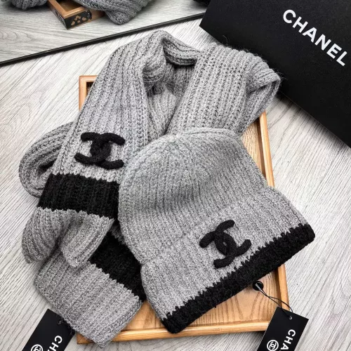 Replica Chanel Hat and Scarf Set #1372245 $52.00 USD for Wholesale