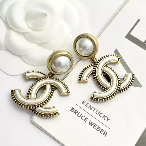 Replica Chanel Earrings For Women #1372295 $38.00 USD for Wholesale