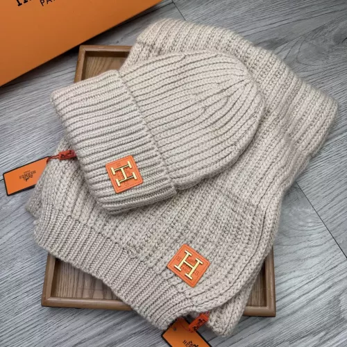 Hermes Hat and Scarf Set #1372493 $52.00 USD, Wholesale Replica Hermes Hat and Scarf and Glove Set