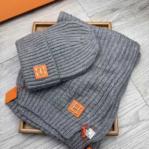Hermes Hat and Scarf Set #1372494 $52.00 USD, Wholesale Replica Hermes Hat and Scarf and Glove Set