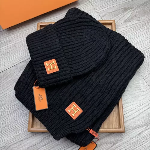 Hermes Hat and Scarf Set #1372495 $52.00 USD, Wholesale Replica Hermes Hat and Scarf and Glove Set