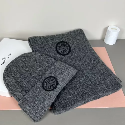 Canada Goose Hat and Scarf Set #1372578 $42.00 USD, Wholesale Replica Canada Goose Hat and Scarf and Glove Set
