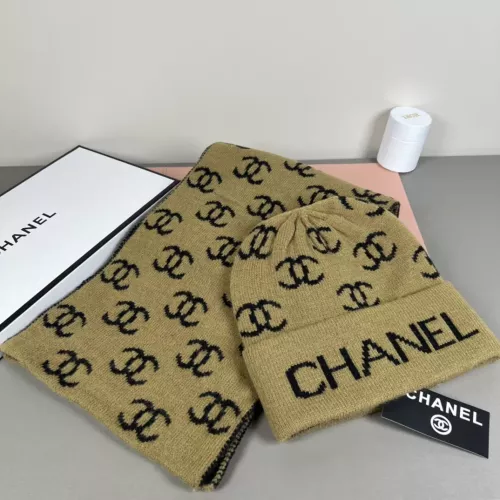 Chanel Hat and Scarf Set #1372580 $42.00 USD, Wholesale Replica Chanel Hat and Scarf and Glove Set
