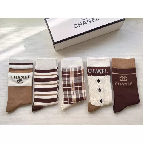 Replica Chanel Socks #1372589 $29.00 USD for Wholesale