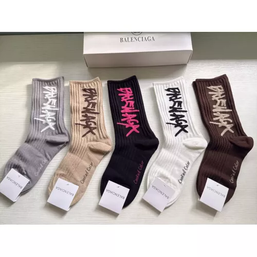 Balenciaga Socks For Women #1372590 $29.00 USD, Wholesale Replica Balenciaga Socks