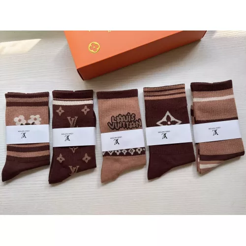 Replica Louis Vuitton LV Socks For Women #1372593 $29.00 USD for Wholesale