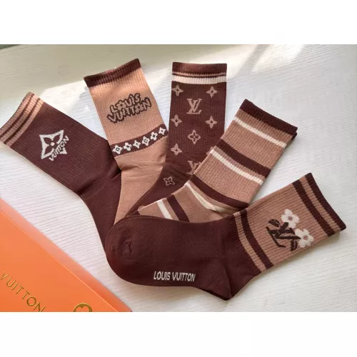 Replica Louis Vuitton LV Socks For Women #1372593 $29.00 USD for Wholesale