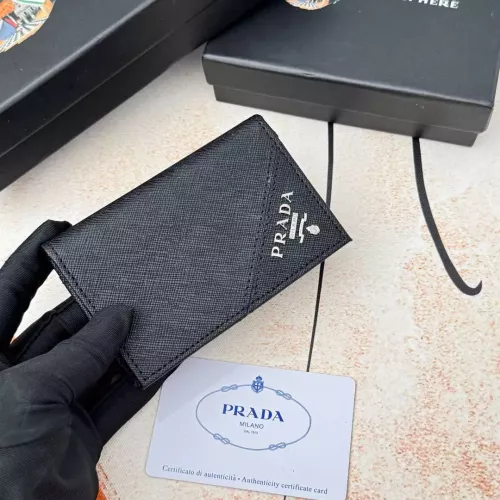Prada Wallets In Black For Men #1372680 $34.00 USD, Wholesale Replica Prada Wallets