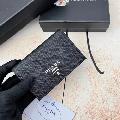 Prada Wallets In Black For Men #1372683 $34.00 USD, Wholesale Replica Prada Wallets
