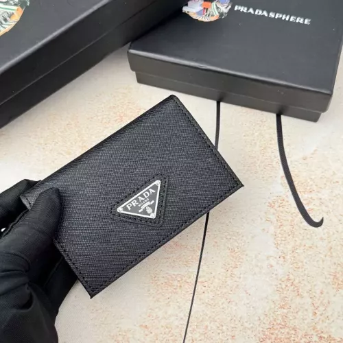 Prada Wallets In Black For Men #1372685 $34.00 USD, Wholesale Replica Prada Wallets