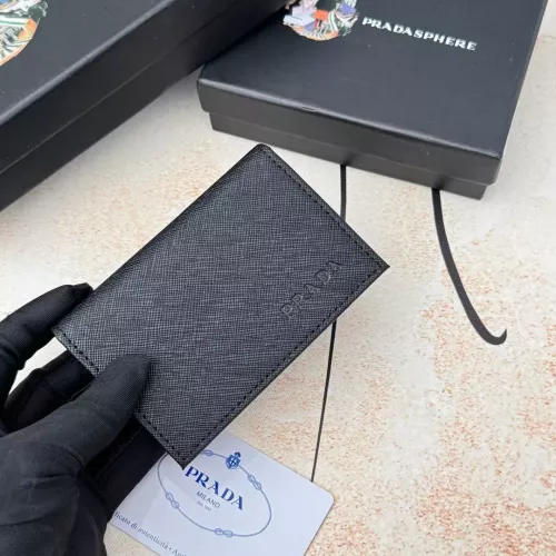 Prada Wallets In Black For Men #1372688 $34.00 USD, Wholesale Replica Prada Wallets