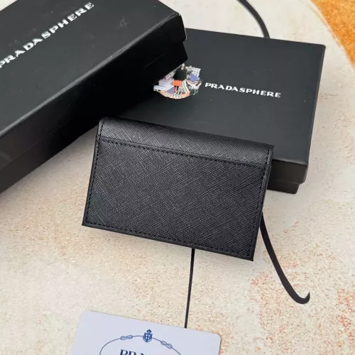 Replica Prada Wallets In Black For Men #1372688 $34.00 USD for Wholesale