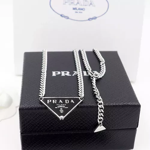 Prada Necklaces #1372903 $25.00 USD, Wholesale Replica Prada Necklaces