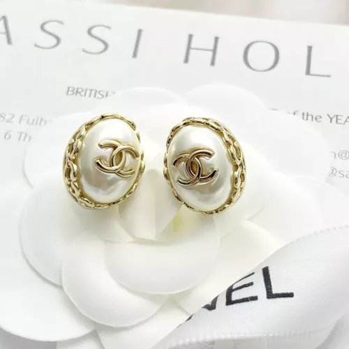 Replica Chanel Earrings For Women #1372950 $29.00 USD for Wholesale