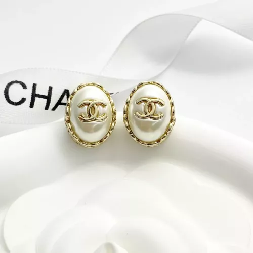 Replica Chanel Earrings For Women #1372950 $29.00 USD for Wholesale