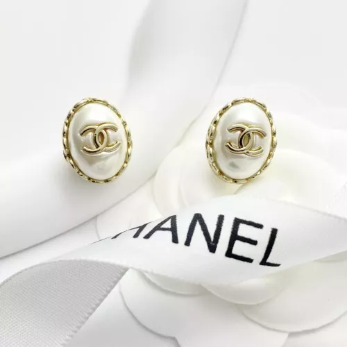 Replica Chanel Earrings For Women #1372950 $29.00 USD for Wholesale