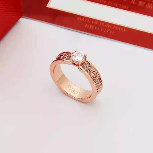 Cartier Rings In Rose Gold #1372990 $25.00 USD, Wholesale Replica Cartier Rings