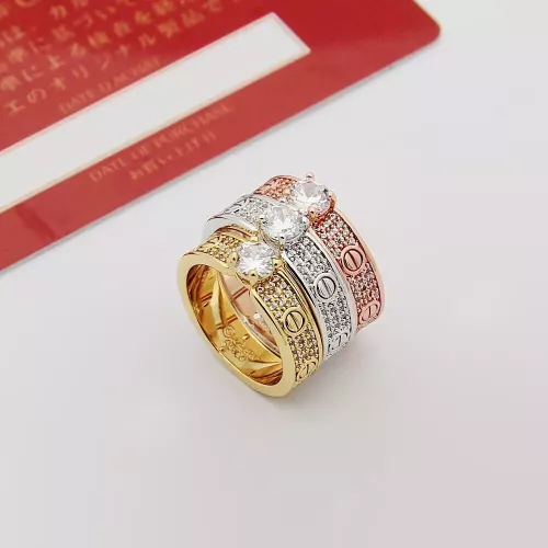 Replica Cartier Rings In Rose Gold #1372990 $25.00 USD for Wholesale