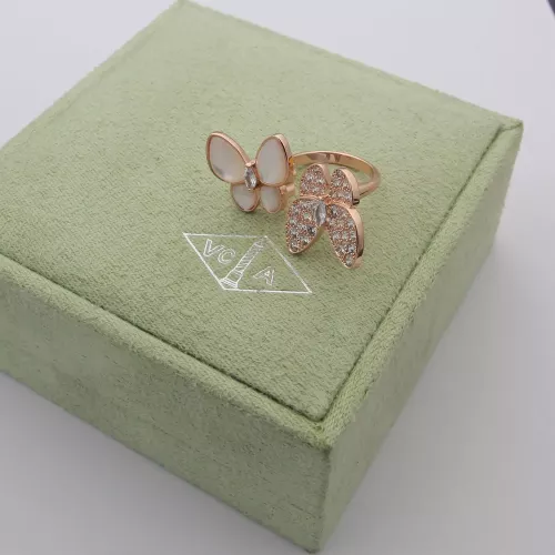 Van Cleef &amp; Arpels Rings In Rose Gold For Women #1373091 $27.00 USD, Wholesale Replica Van Cleef &amp; Arpels Rings
