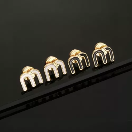 Replica MIU MIU Earrings For Women #1373162 $25.00 USD for Wholesale