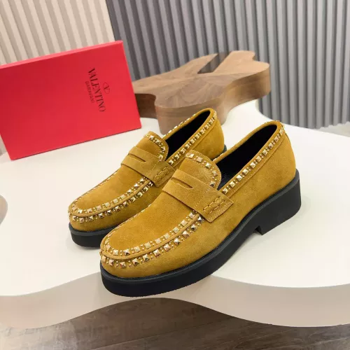 Valentino Leather Shoes For Men #1373216 $128.00 USD, Wholesale Replica Valentino Leather Shoes
