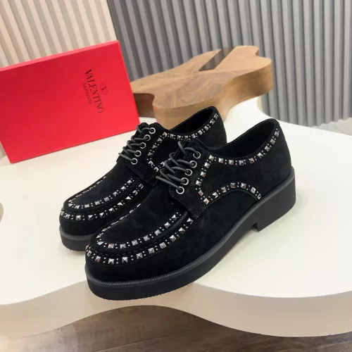 Valentino Leather Shoes For Men #1373219 $128.00 USD, Wholesale Replica Valentino Leather Shoes