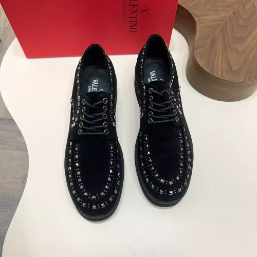 Replica Valentino Leather Shoes For Men #1373219 $128.00 USD for Wholesale