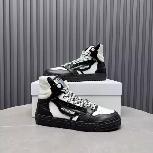 Off-White High Tops Shoes For Men #1373377 $130.00 USD, Wholesale Replica Off-White High Tops Shoes