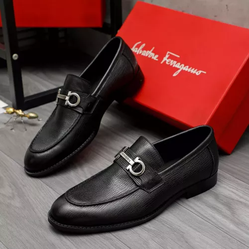 Salvatore Ferragamo Leather Shoes For Men #1373478 $100.00 USD, Wholesale Replica Salvatore Ferragamo Leather Shoes