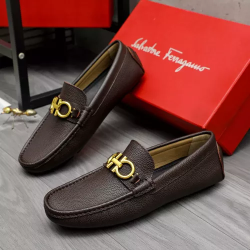 Salvatore Ferragamo Leather Shoes For Men #1373499 $82.00 USD, Wholesale Replica Salvatore Ferragamo Leather Shoes