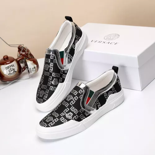 Versace Casual Shoes For Men #1373596 $68.00 USD, Wholesale Replica Versace Casual Shoes