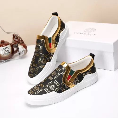 Versace Casual Shoes For Men #1373597 $68.00 USD, Wholesale Replica Versace Casual Shoes