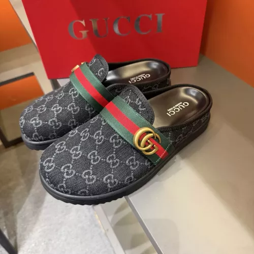 Gucci Slippers For Men #1373651 $64.00 USD, Wholesale Replica Gucci Slippers