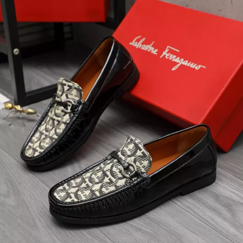 Salvatore Ferragamo Leather Shoes For Men #1373656 $80.00 USD, Wholesale Replica Salvatore Ferragamo Leather Shoes