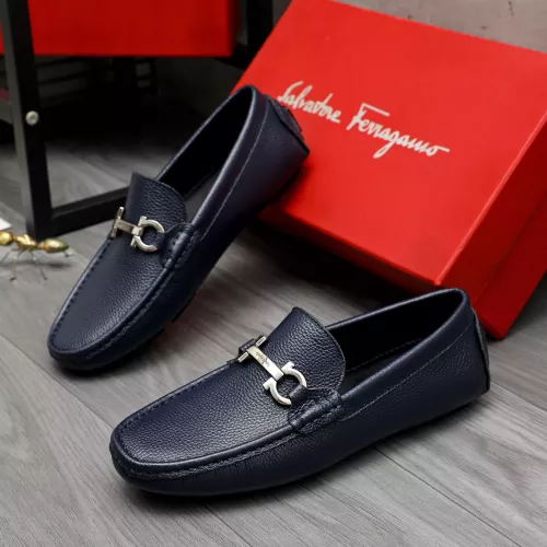 Salvatore Ferragamo Leather Shoes For Men #1373657 $82.00 USD, Wholesale Replica Salvatore Ferragamo Leather Shoes