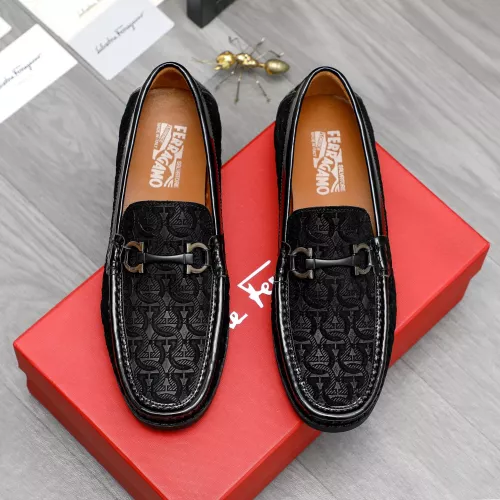 Salvatore Ferragamo Leather Shoes For Men #1373662 $80.00 USD, Wholesale Replica Salvatore Ferragamo Leather Shoes