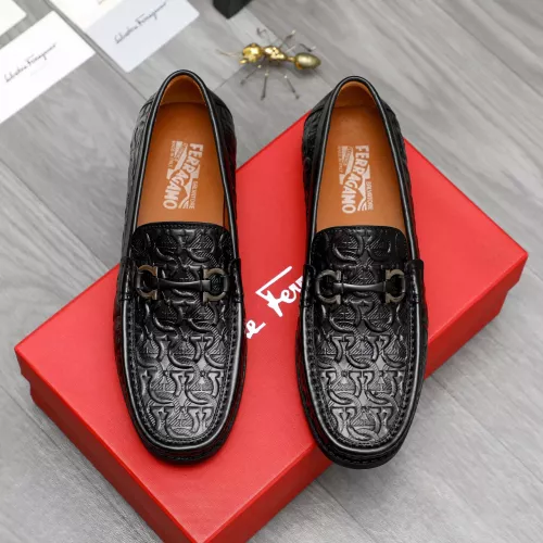 Salvatore Ferragamo Leather Shoes For Men #1373663 $80.00 USD, Wholesale Replica Salvatore Ferragamo Leather Shoes