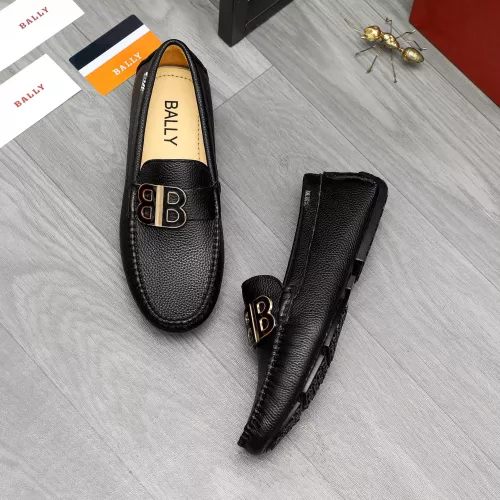 Replica Bally Leather Shoes For Men #1373665 $82.00 USD for Wholesale