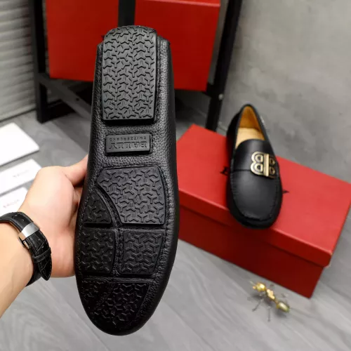 Replica Bally Leather Shoes For Men #1373665 $82.00 USD for Wholesale