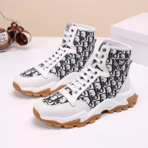 Christian Dior High Top Shoes For Men #1373742 $82.00 USD, Wholesale Replica Christian Dior High Top Shoes