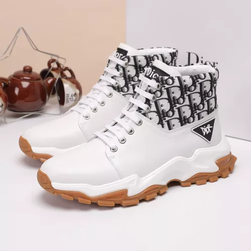 Christian Dior High Top Shoes For Men #1373744 $85.00 USD, Wholesale Replica Christian Dior High Top Shoes