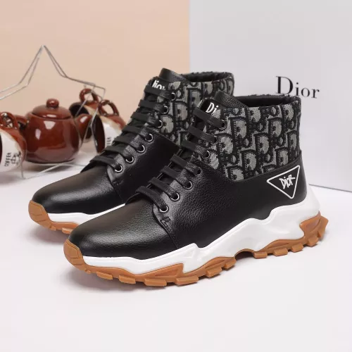 Christian Dior High Top Shoes For Men #1373745 $85.00 USD, Wholesale Replica Christian Dior High Top Shoes
