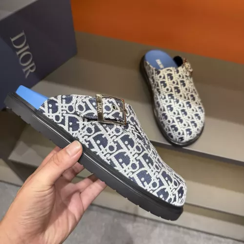 Replica Christian Dior Slippers For Men #1373753 $64.00 USD for Wholesale