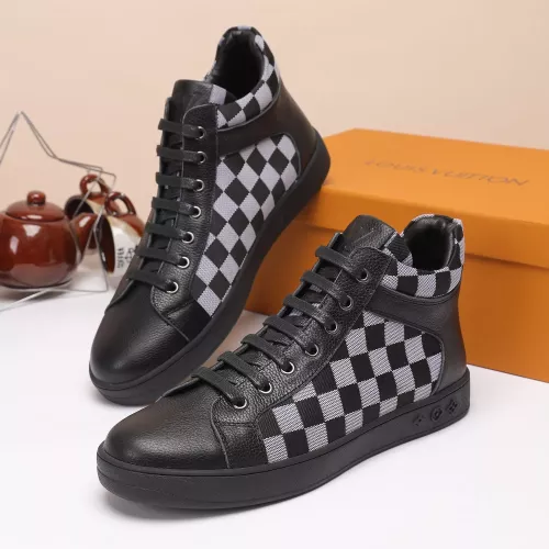 Louis Vuitton High Tops Shoes For Men #1373757 $80.00 USD, Wholesale Replica Louis Vuitton High Tops Shoes
