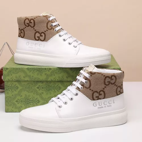 Replica Gucci High Tops Shoes For Men #1373759 $80.00 USD for Wholesale