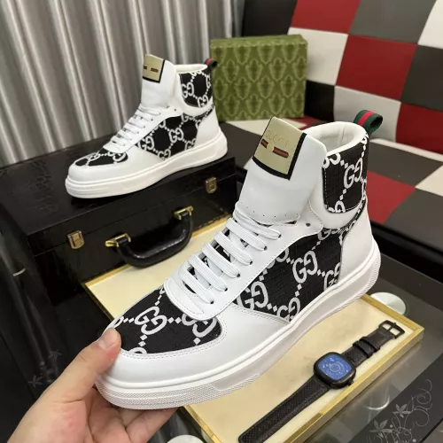Gucci High Tops Shoes For Men #1373849 $82.00 USD, Wholesale Replica Gucci High Tops Shoes