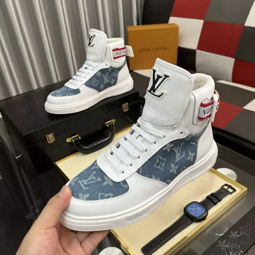 Louis Vuitton High Tops Shoes For Men #1374009 $82.00 USD, Wholesale Replica Louis Vuitton High Tops Shoes