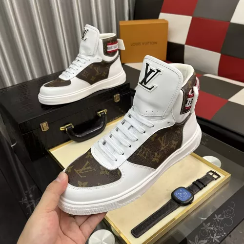 Louis Vuitton High Tops Shoes For Men #1374011 $82.00 USD, Wholesale Replica Louis Vuitton High Tops Shoes