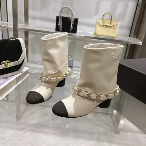 Replica Chanel Boots For Women #1374056 $140.00 USD for Wholesale